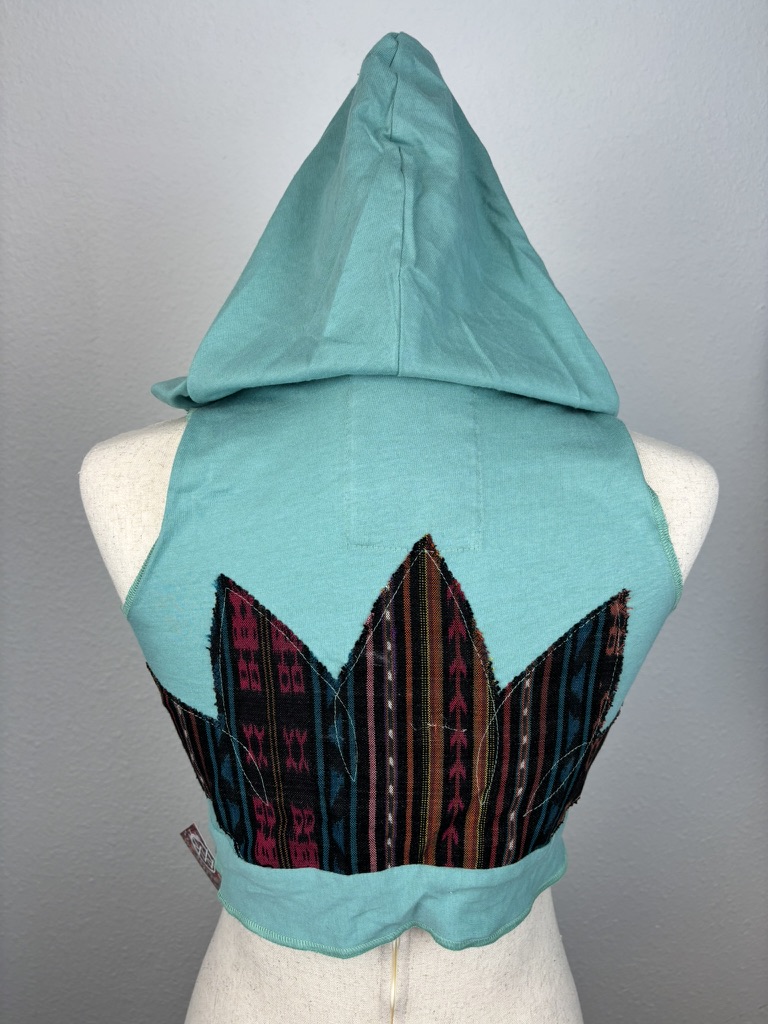 Hooded Lotus Crop Top - Image 12