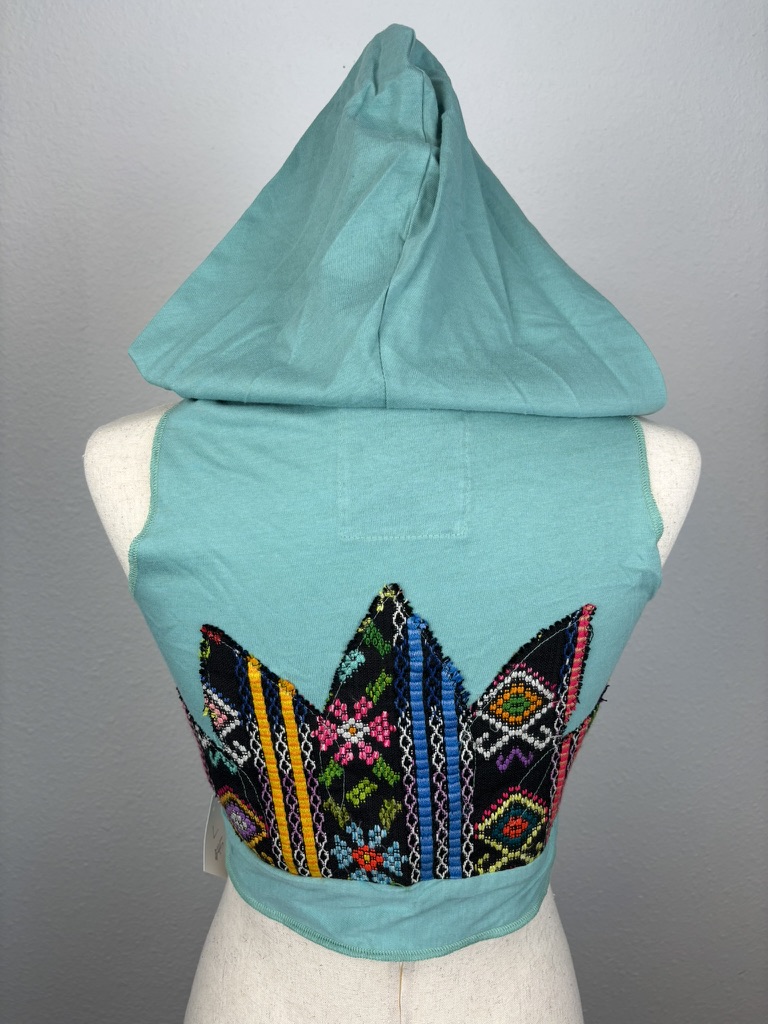 Hooded Lotus Crop Top - Image 14